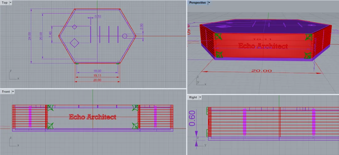 Modelling the prototype in Rhino