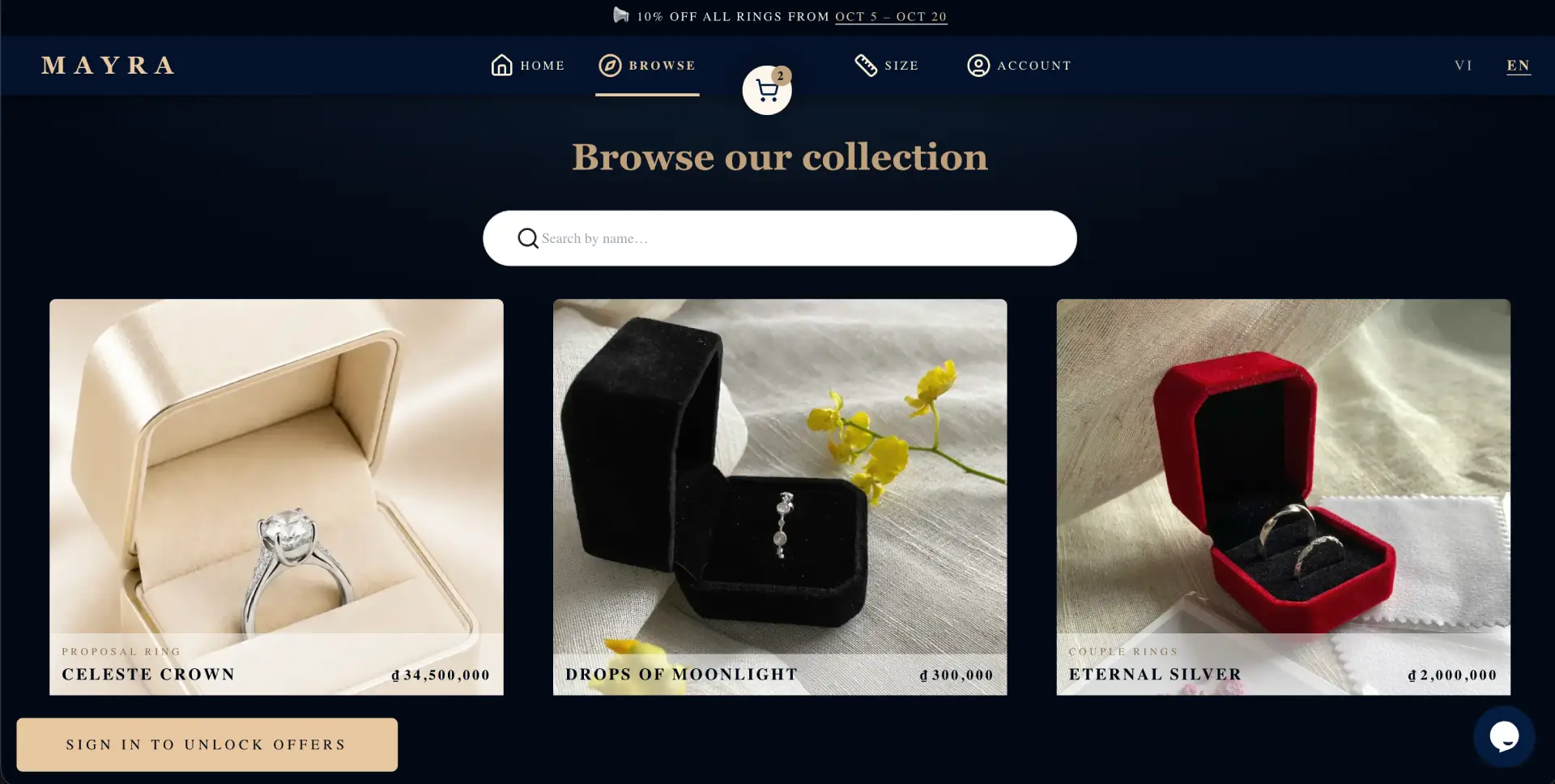Browse products