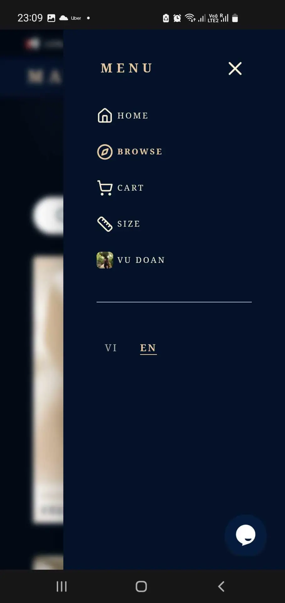 Mobile - Nav UI
