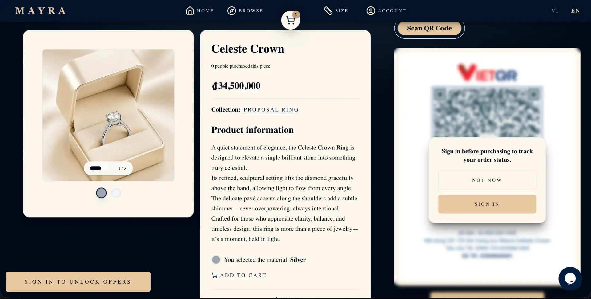 Product view