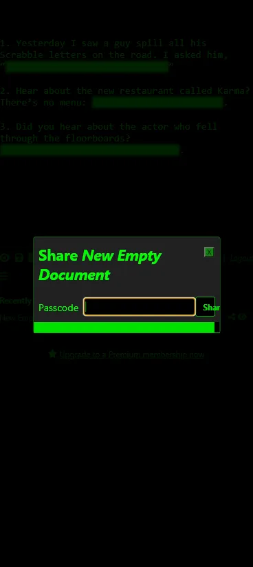Document share